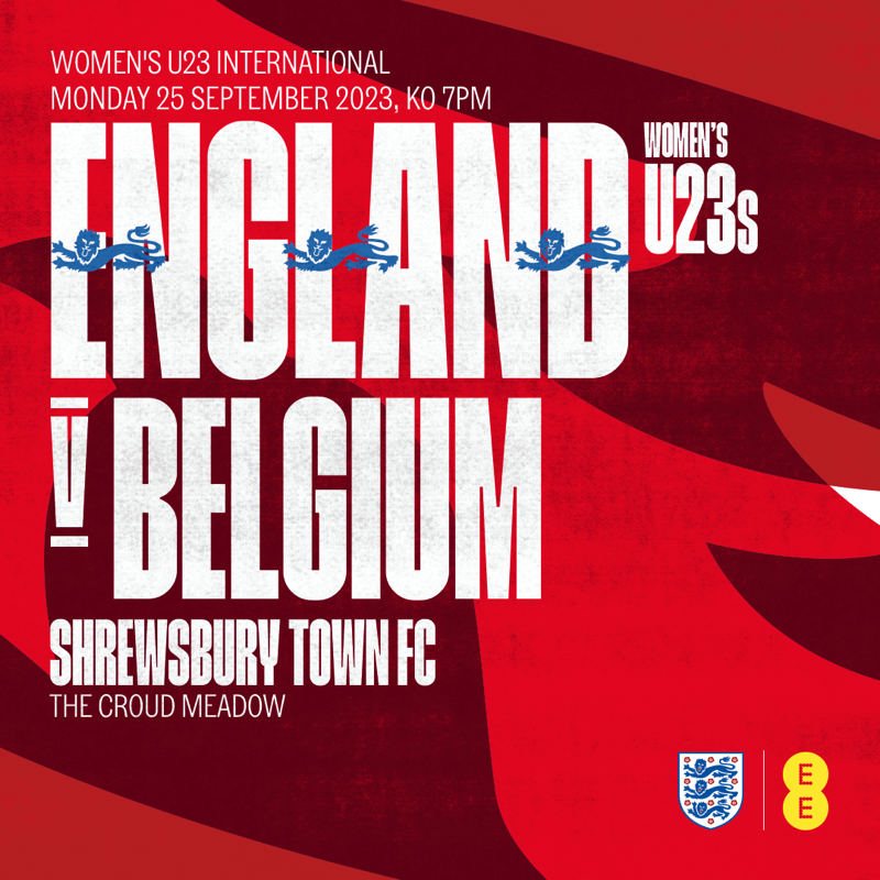Lionesses's tweet photo. Come and see our #YoungLionesses in action, as they take on Belgium at the home of @shrewsburytown next month!

Get your tickets today ⬇️🎟