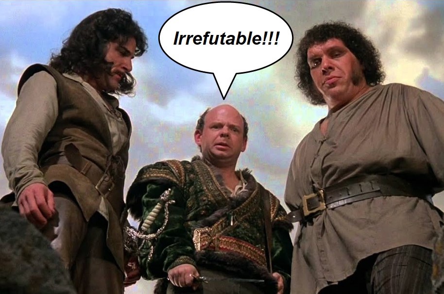 Newsforachange's tweet image. #irrefutable.

"I do not think that word means what you think it means."