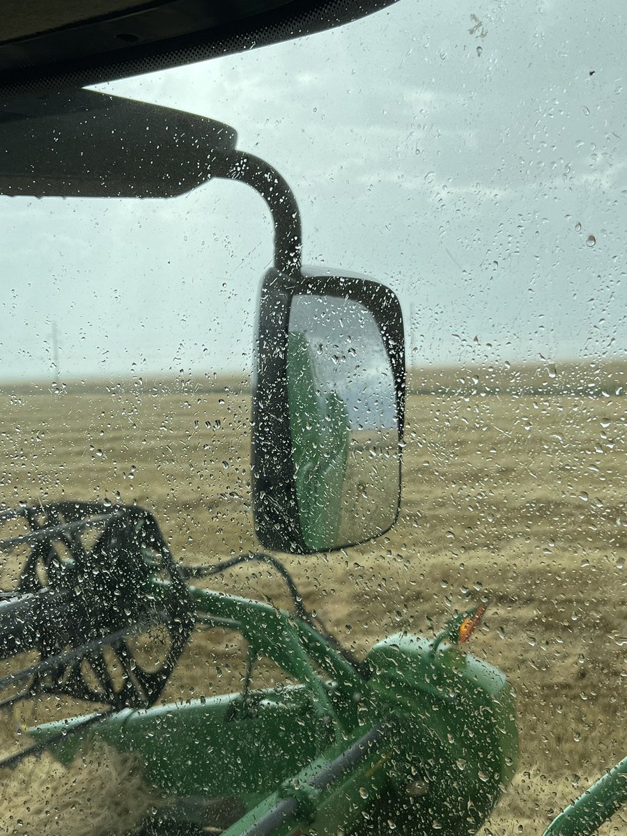 lucaspratling's tweet image. And yesterday&apos;s rain shut us down, and the forecast does not look promising to get going again. #idaho #harvest23