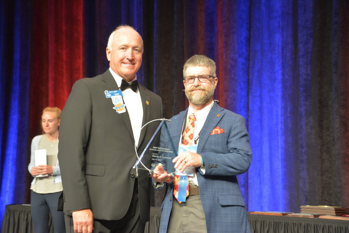 On this awesome Friday, we are thrilled to congratulate Steve Mickelson and Steve Freeman on the awards they received at the #ASABE luncheon last month! Congrats, all!