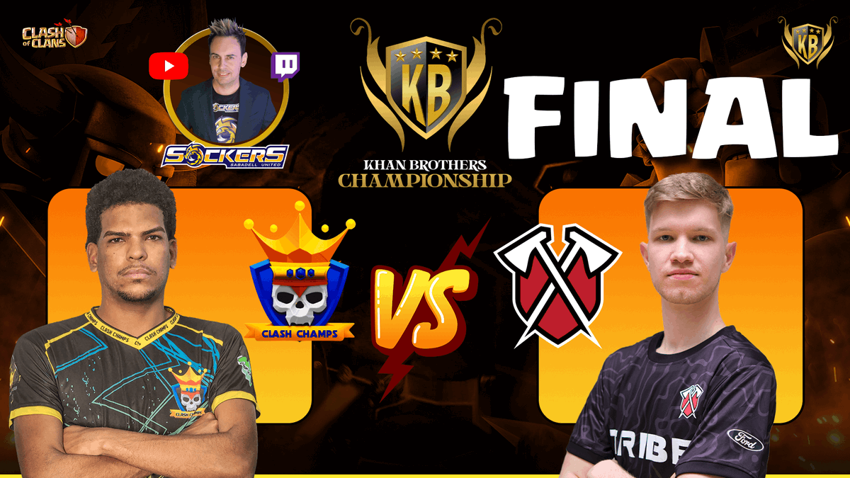 🔴LIVE
GRAN FINAL
@Khan_BrothersID
$2.500 PP
➡️youtube.com/live/301DGT9mz…

@ClashChamps_CoC VS <a href="/TribeGamingCoC/">Tribe Gaming CoC</a>
Al mejor de 2. BO2
RT🔄