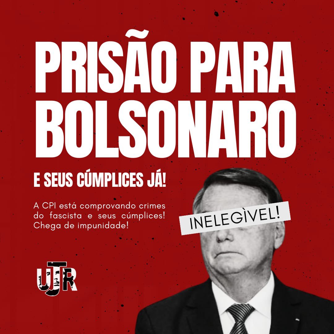 PRISÃO PARA BOLSONARO E SEUS CÚMPLICES JÁ!

Nos últimos meses, a Polícia Federal dedicou boa parte do seu tempo investigando um esquema de enriquecimento ilícito e lavagem de dinheiro montado pelo fascista Jair Bolsonaro enquanto ocupava a Presidência da República. 

+