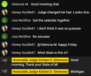 Simon D. Schuster on X: "Watched a proceeding remotely for fake elector  William Choate in 54-A district court this morning. This is a first for me:  The YouTube livestream has an open