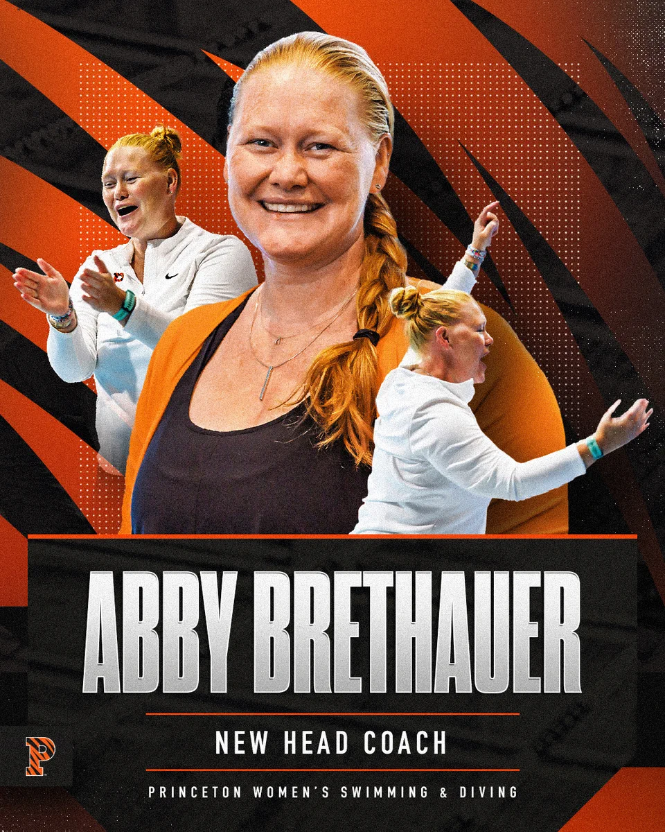 Abby Brethauer named head coach of Princeton women's swimming and diving.