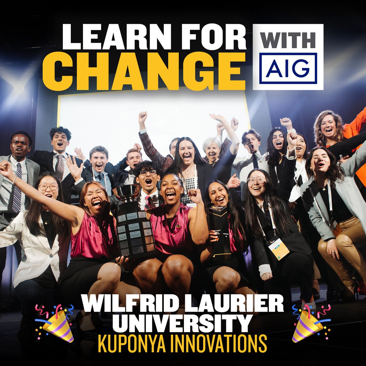 Enactus Canada, @EnactusPR, and @EnactusUK in partnership with @AIGinsurance are proud to announce that Kuponya Innovations, an initiative from Enactus Wilfrid Laurier University, has been named the winner of Learn for Change with AIG competition! enactus.ca/wilfrid-laurie…