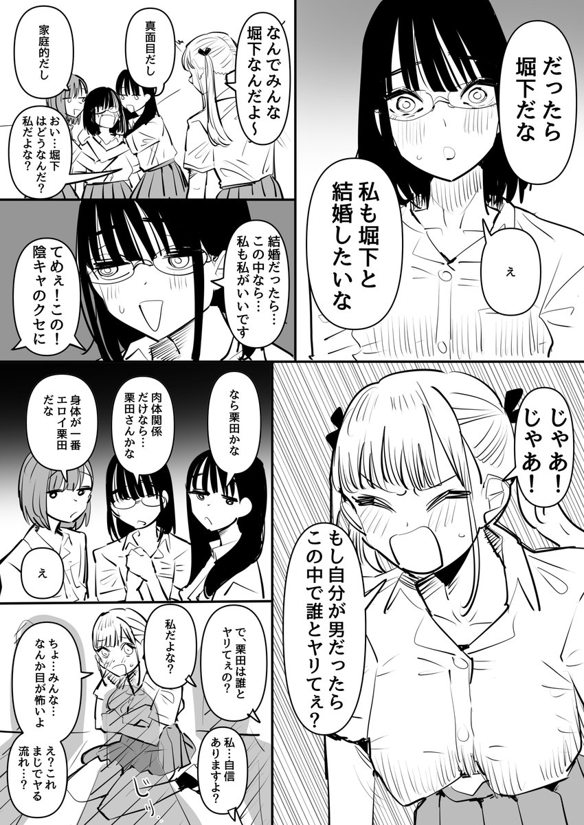 もし自分が男だったら誰と〇〇したい?って話 