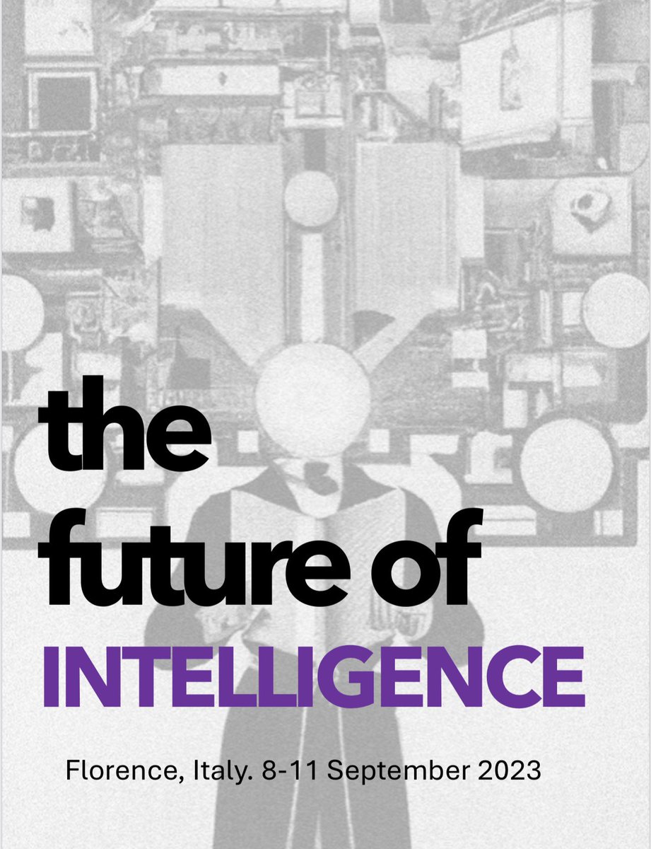 The Future of Intelligence - Vernon Lee Conference tweet media