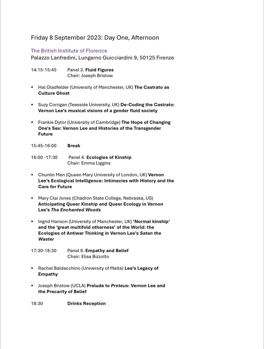 The Future of Intelligence - Vernon Lee Conference tweet media