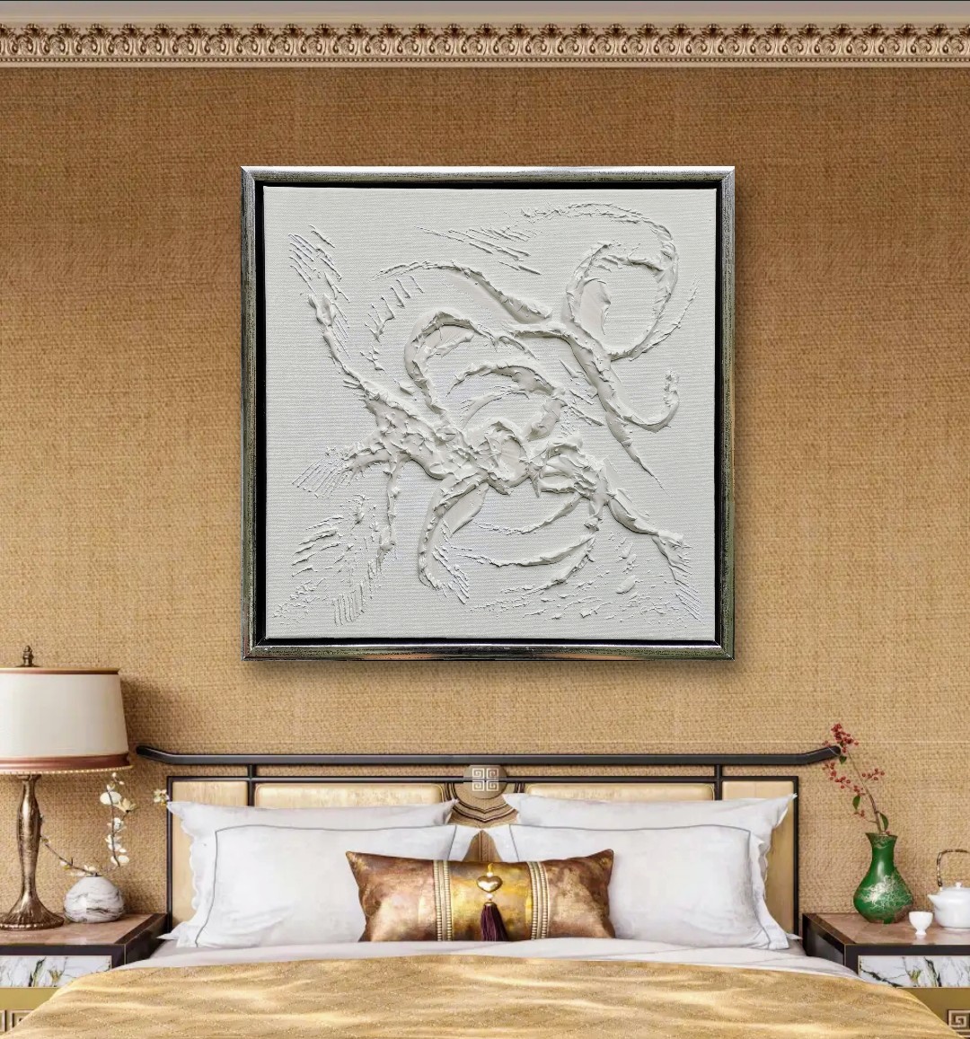 Needing feedback guys... thinking of altering my journeys path down more of an interior design route with large highly textured abstract works... Thanks for looking and any feedback given 😁