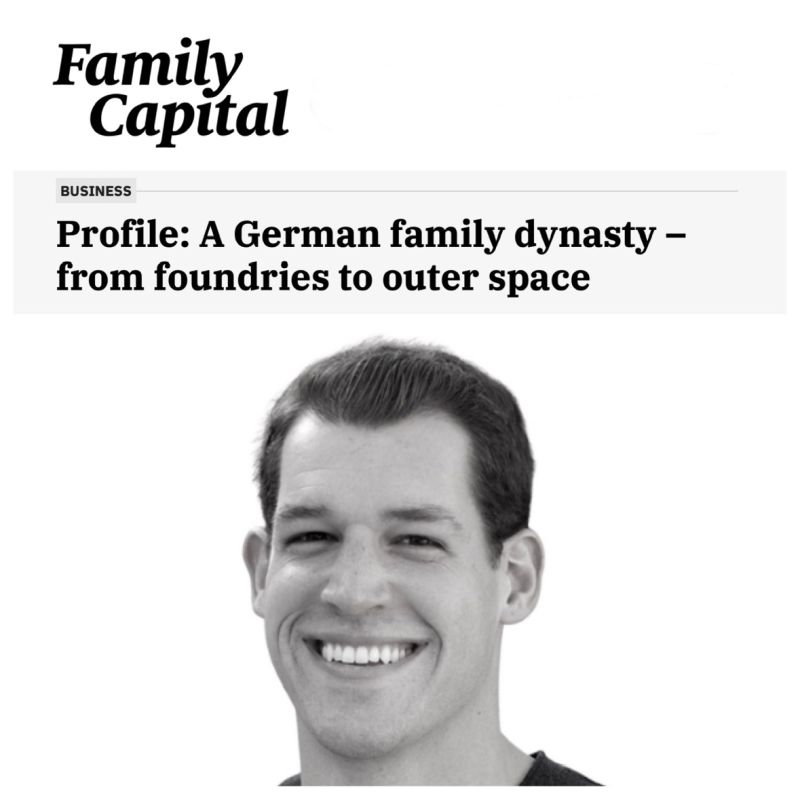 <a href="/HarmonixFund/">Harmonix</a>  general partner Maximilian Winter was featured in Family Capital Magazine. #venturecapital #healthcare #deeptech #space

To read the full article, please visit lnkd.in/eV9HSQfV