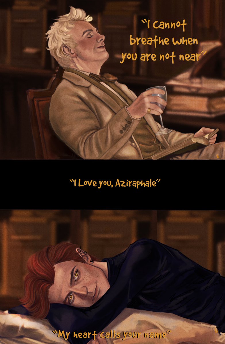 “and I have loved you desperately…”

#GoodOmens2 #GoodOmensFanArt 
#aziracrow