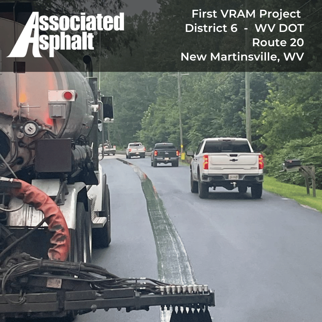 AssociatedAsph2's tweet photo. We recently completed our first VRAM project in WV District 6 on Route 20 in New Martinsville, WV.

VRAMs, like J-Band®, proactively extend the life and performance of longitudinal joints.

#asphalt #asphaltpaving #VRAM #infrastructure https://t.co/ZuF6U0banp