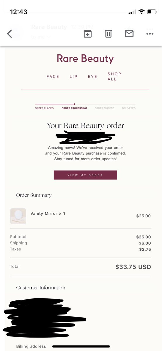 Justforfun11myb's tweet image. I HAD TO BUY IT! ONCE I GOT THAT TEXT MESSAGE I CLICKED THAT LINK SO FAST! IM OBSESSED I CANT WAIT!! @rarebeauty @selenagomez