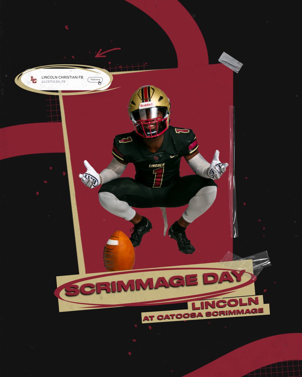 LCStulsa_FB's tweet photo. Scrimmage @ Catoosa today. Scrimmage portion starts at 5:00 pm with the half game to follow at 7:00 pm versus Beggs. Come out and cheer on the Bulldogs! https://t.co/09AJ8tWdLW