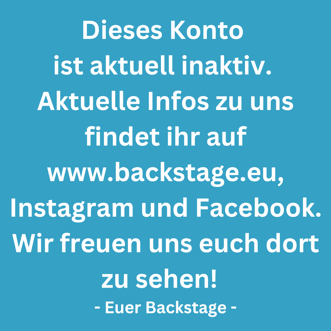Backstage (@backstagemunich) on Twitter photo 