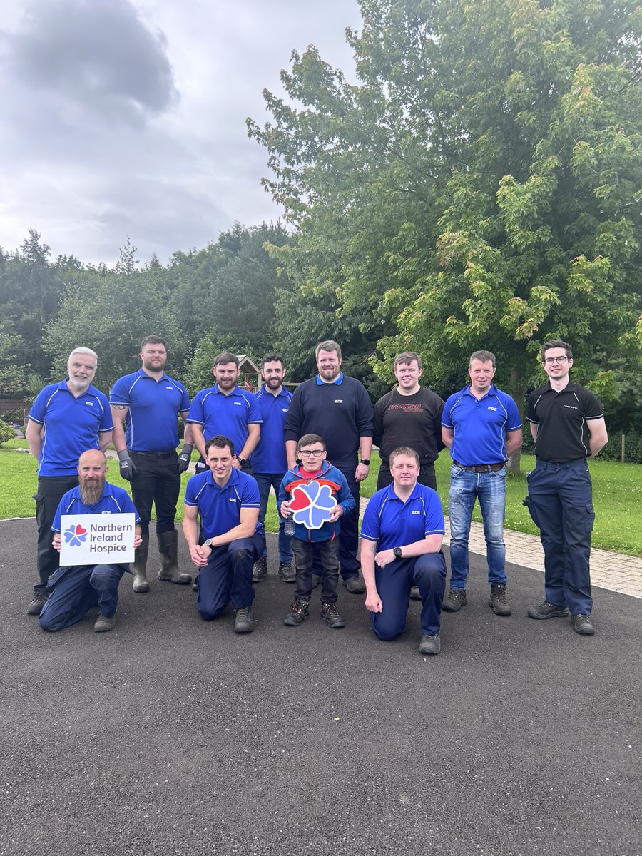 cdegroup's tweet image. A huge well done to some of our Manufacturing team for their volunteer work at Horizon House, part of the NI Children's Hospice In-Patient Unit. The team spent time enhancing the garden spaces used by both patients and their families. 

#EngineeredForYou #Volunteering