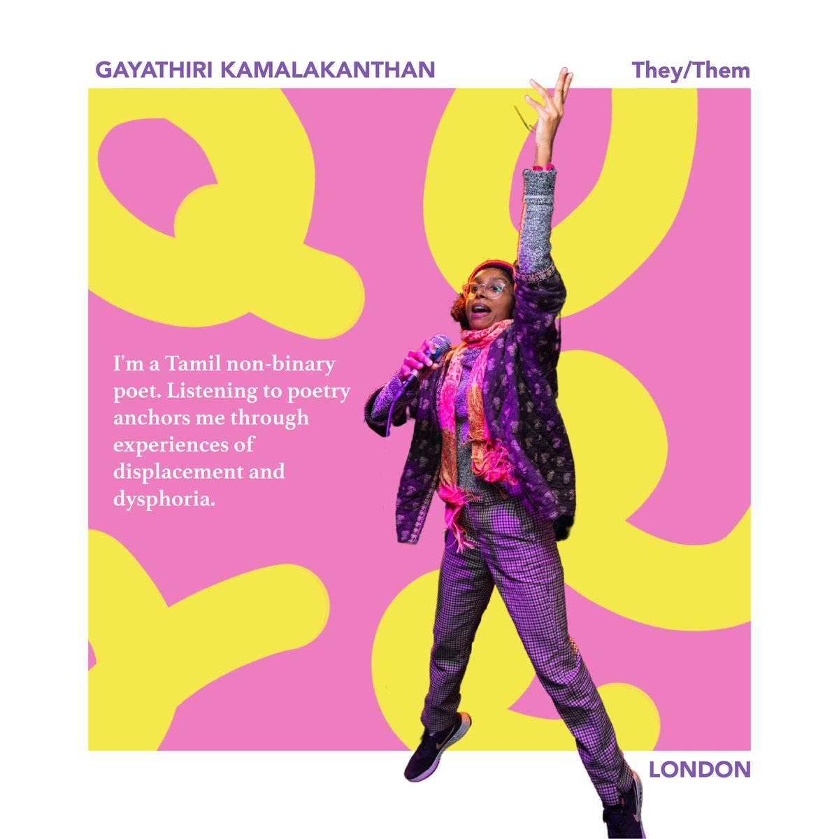 BritishArts's tweet photo. โจIntroducing the finalists for #LanguageIsAQueerThing 2023!
The project engages LGBTQIA+ poets in India and the UK through hybrid engagements, residencies and showcases. A partnership by @tqmp_india and @VervePoetryFest, supported by us.
Learn about the poets: ๐ #LIAQT2023 https://t.co/PDQ4UmpZmb