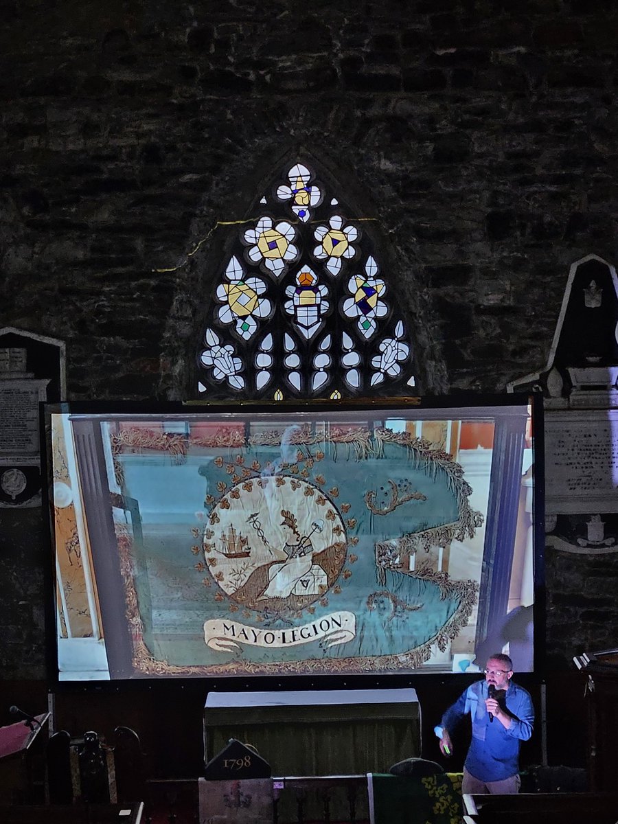 humbertstep1798's tweet photo. Many thanks to @paddycullivan for an awesome evenings historical entertainment in St Patrick's Church of Ireland Cathedral, #Killala #Inhumbertsfootsteps #theyearofthefrench and the murder of John Moore... https://t.co/qxC61PXdGP