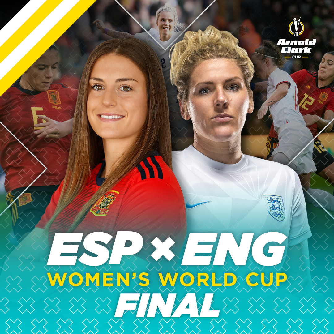 The Arnold Clark Cup 2022 golden boot winners Alexia Putellas and Millie Bright go head to head this Sunday…who will add the @FIFAWWC trophy to their collection?⚽🏆 Good luck to both @SEFutbolFem and @Lionesses!🇪🇸🏴󠁧󠁢󠁥󠁮󠁧󠁿