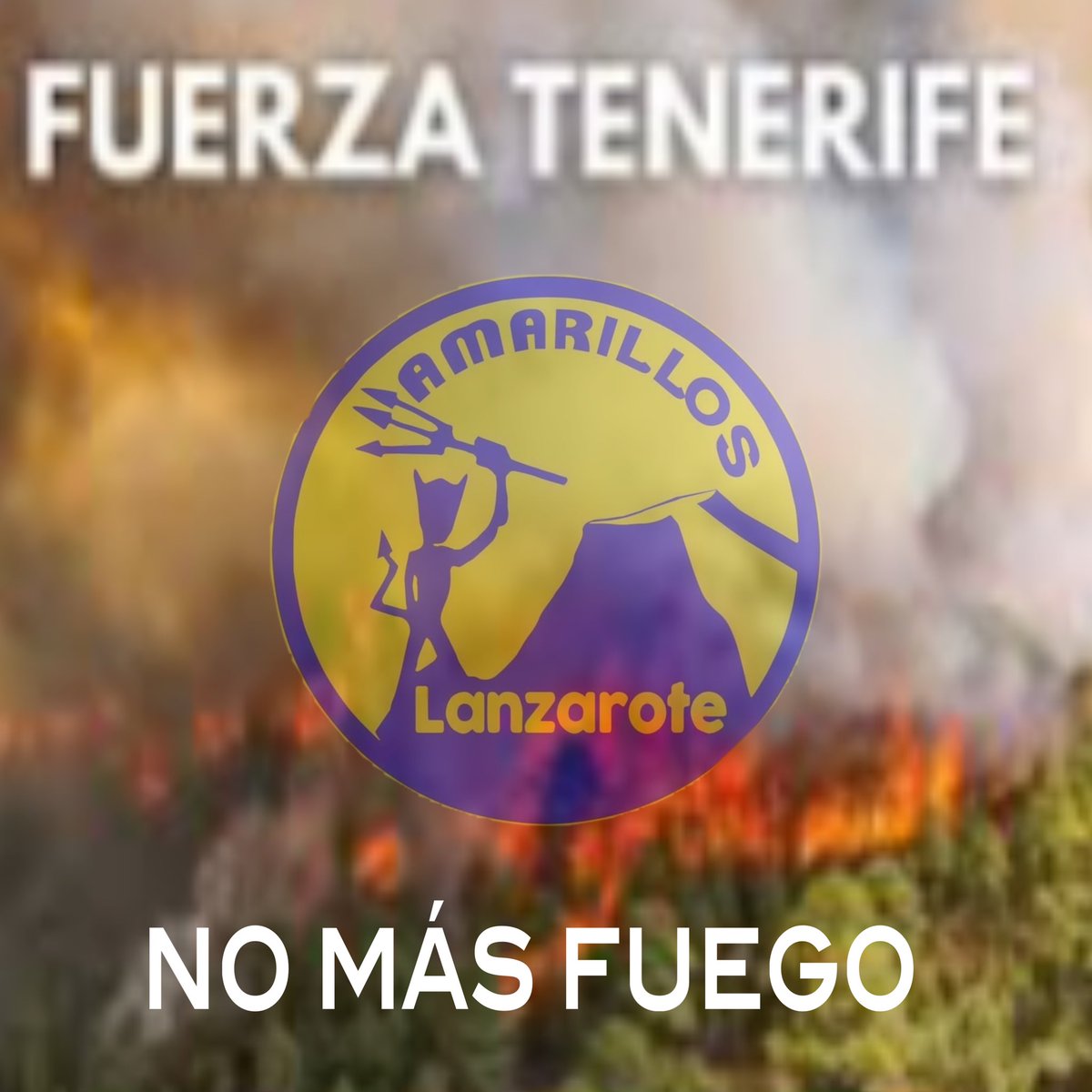 AmarillosL's tweet photo. ¡¡MUCHA FUERZA TENERIFE!!

No más fuegos🔥

#IFArafoCandelaria 
#FuerzaTenerife https://t.co/eXnJO2If2s