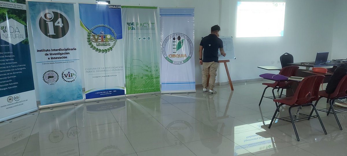 heribertofranco's tweet image. Jornada final del curso avanzado sobre cromatografía líquida y espectrometría de masas @pacyt_unachi @i4UNACHI @UNACHIpanama @jorgelpino @cibquia @NCCIberoamerica #PROMED @TvUnachi