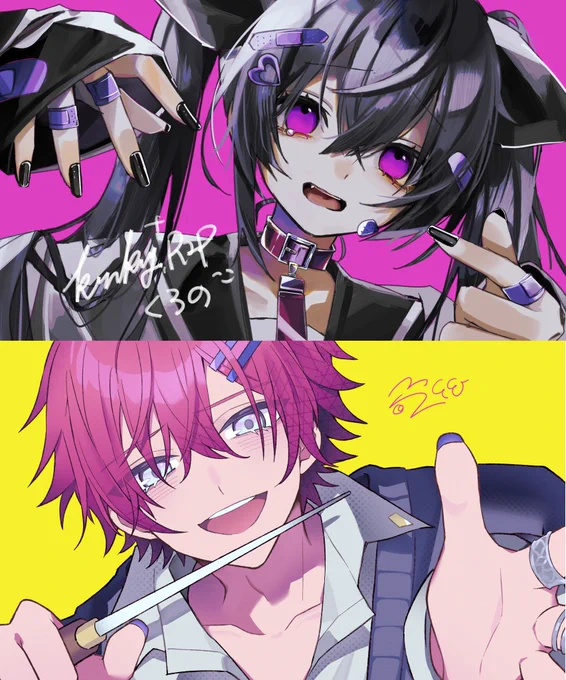 ラフ交換ドローイングありがとうございました～✝️
https://t.co/TKOeJo9hnF 