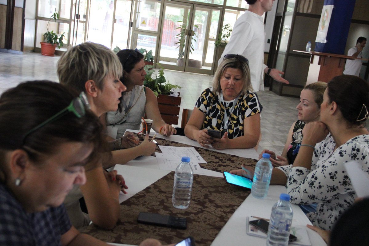 DigEdCenter's tweet photo. Participants at the #TechCampOhrid started working on their projects.
#TechCamp #MyTechCampStory #ExchangeAlumni #DigEd https://t.co/Hd13HOiTR2