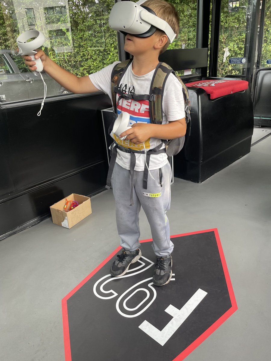 Foundation92's tweet image. Virtual Reality anyone? 🕹️

The #F92 Mobile Youth Zone will be out every night this week, look out for us at your local metro link or bus station 🚍

#tfgm | @OfficialTfGM | @gmpolice