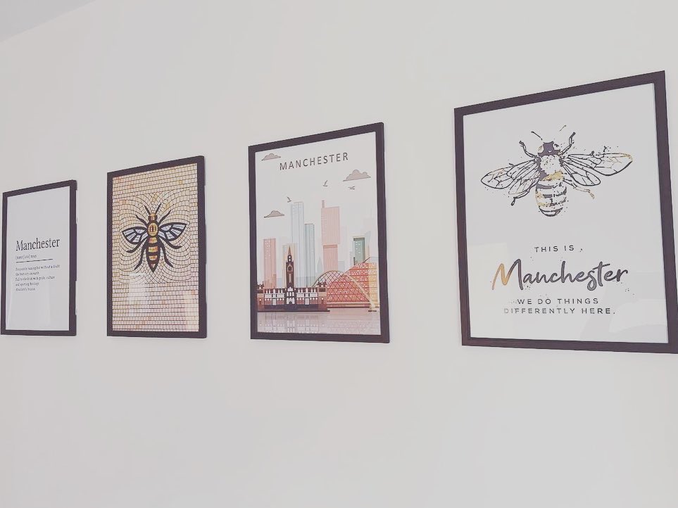 shadylady222's tweet photo. Changed my poster frames from black to larger white with a mount and I think they look better #boringpost #beckyhasspenttoolongonherown https://t.co/QeB7634Pq0