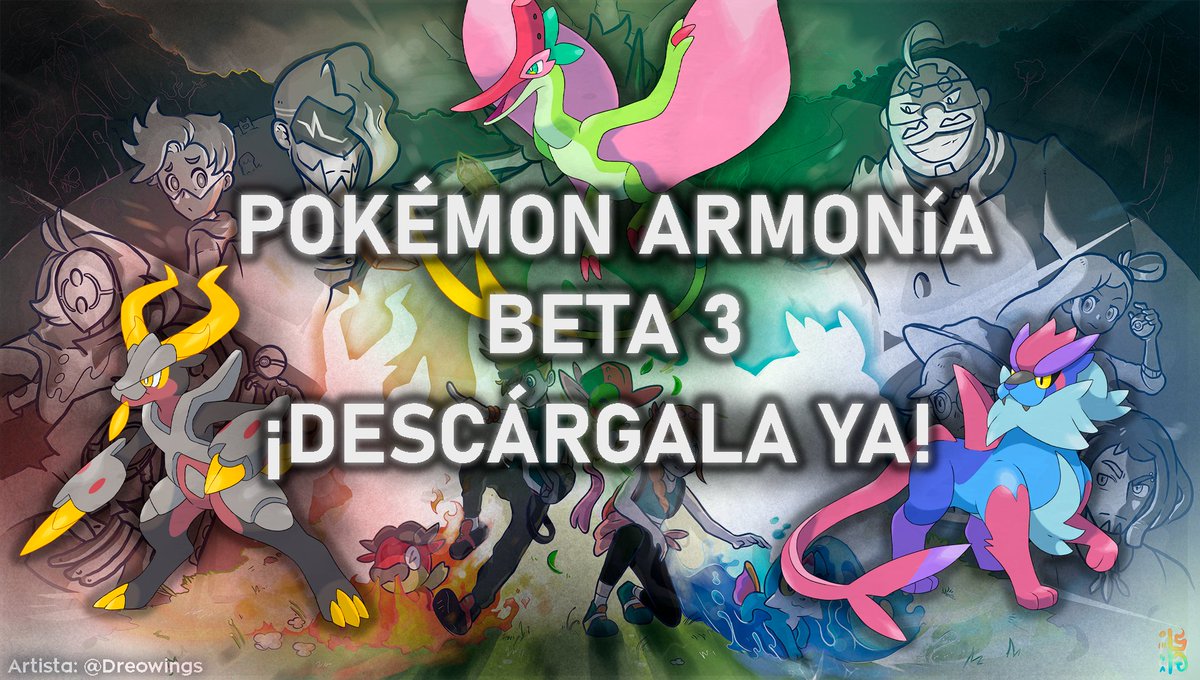 PkmArmonia's tweet photo. 🌿🔥🌊¡DESCARGA LA BETA 3 DE POKÉMON ARMONÍA!🌊🔥🌿

⭕️6 gimnasios, más de 100 nuevos Pokémon y una nueva historia te aguarda, ¿a qué esperas para comenzar tu aventura por Safar?⭕️

⏬DESCARGA AQUÍ: ⏬
https://t.co/yoX6ZQgeVd
https://t.co/yoX6ZQgeVd
https://t.co/yoX6ZQgeVd https://t.co/FL8vxHXwfO