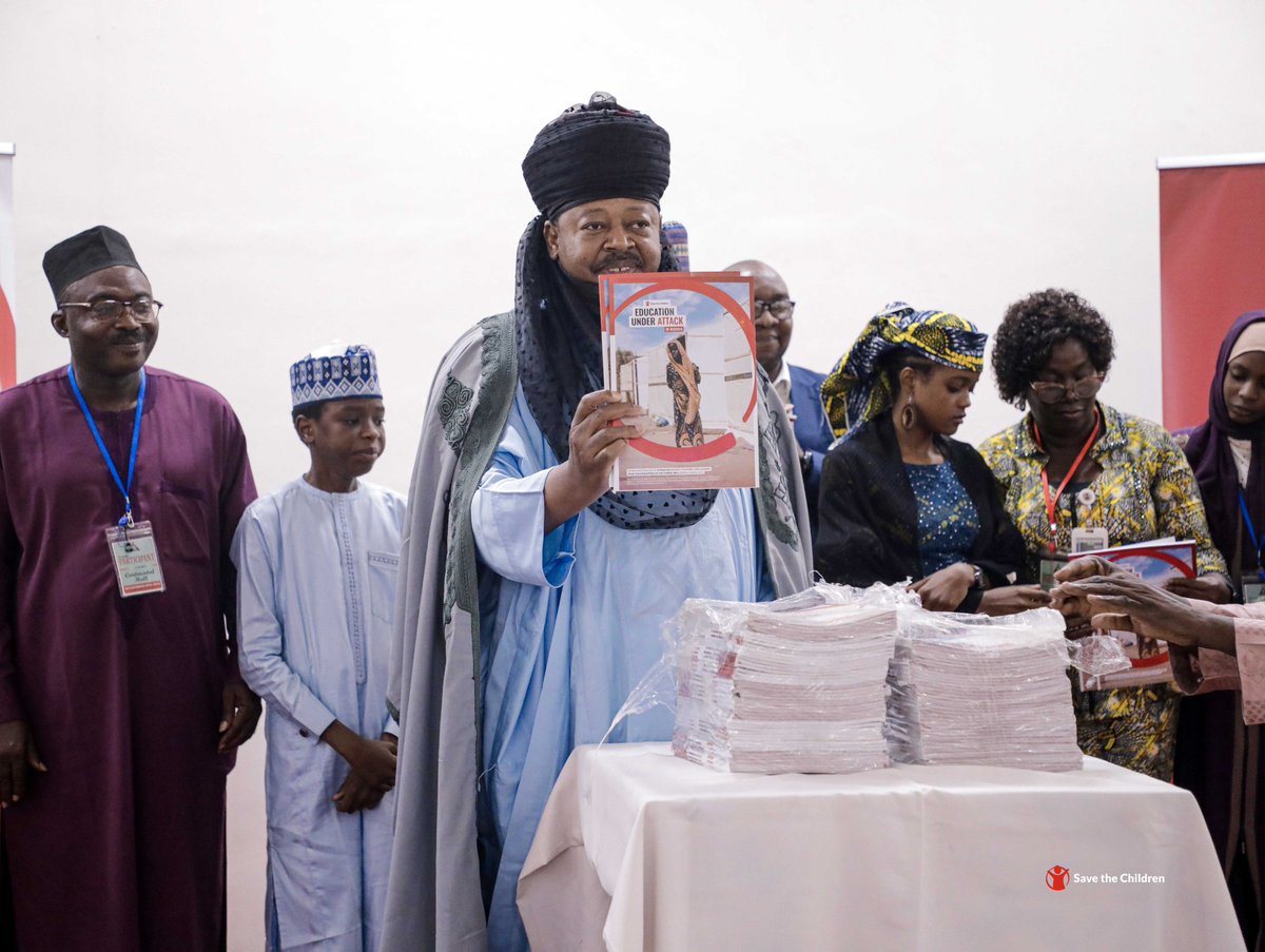 savechildrenNG's tweet photo. Save the Children launched a study report in Abuja titled, “Attack on Education”. The report shows the Review and Analysis of the Attack on Schools, Teachers, and Learners from the Kidnapping of the Chibok Girls, Borno, Nigeria in 2014”. This was made possible with the support... https://t.co/NVzePabTSP