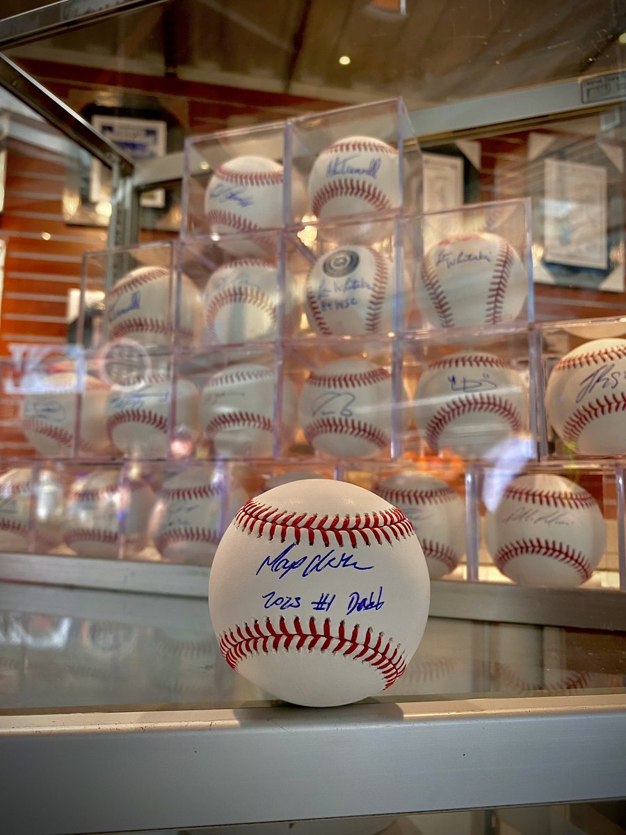 DETAuthentics's tweet image. #Giveaway- RT &amp;amp; FOLLOW @DETAuthentics for a chance to win: 

A baseball autographed by our 2023 First Draft Pick, Max Clark

1 winner will be picked at random and notified by DM on 8/21/23

Want more autographs? Visit us in sec. 134 or shop online here ➡️ tigers.auctions.mlb.com/iSynApp/allPro…