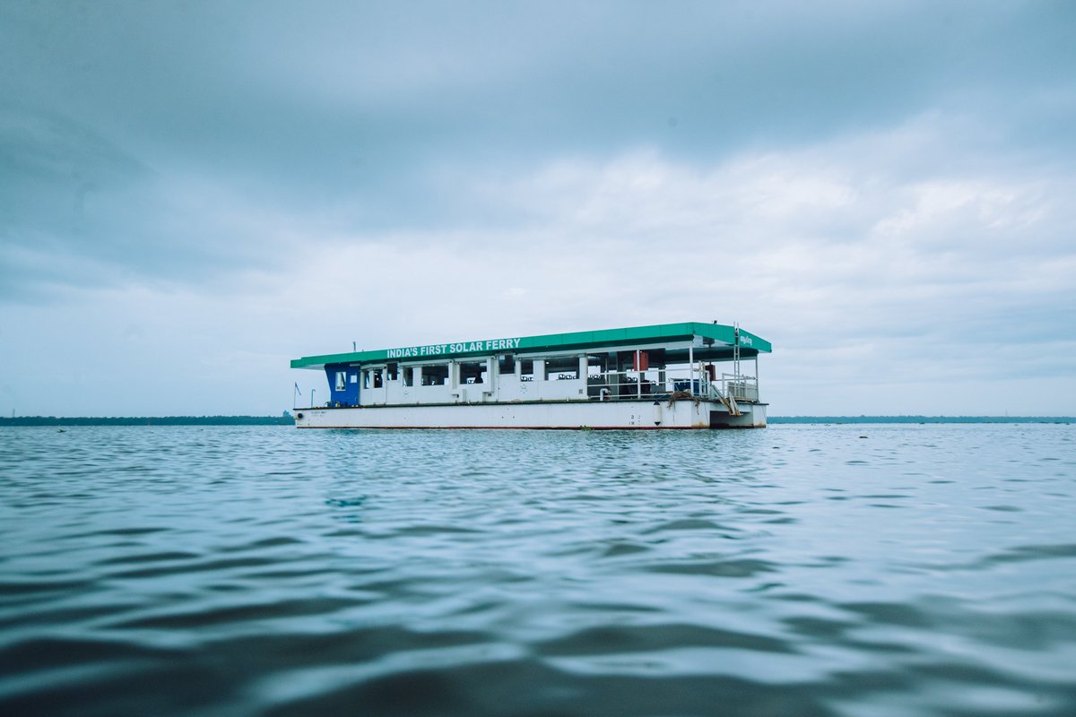 NavaltBoats's tweet photo. Where the sun meets the sea!

#Aditya #ferry #solarferry #boat #navalt
#solarboat #indiasfirst #solar https://t.co/HX8M15m5N8