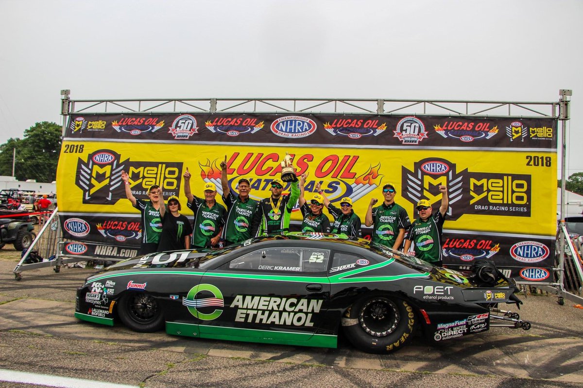 derickramer52's tweet photo. #BrainerdNats day one is here but let’s throw it back to our win here in 2018 real quick… 🏆🎉
#GetBioFuel #NHRA #ProStock #SRDrivenMedia #KBTitanRacing #InnTech https://t.co/6UjO6BdYJ6