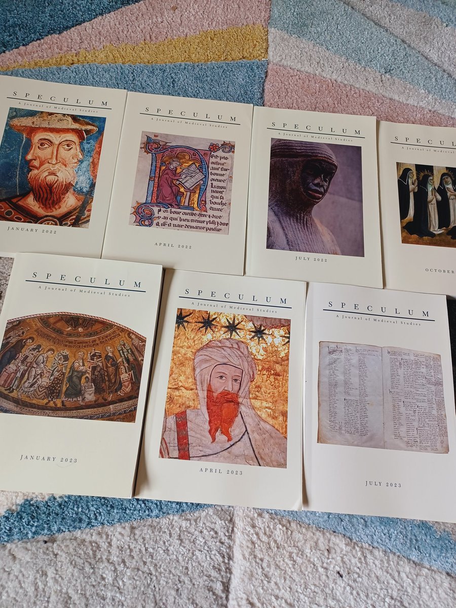 Does anyone want or know what I can do with these issues of Speculum? I don't know what to do with them (and I would love the shelf space) and I want them to have a good loving home!!!