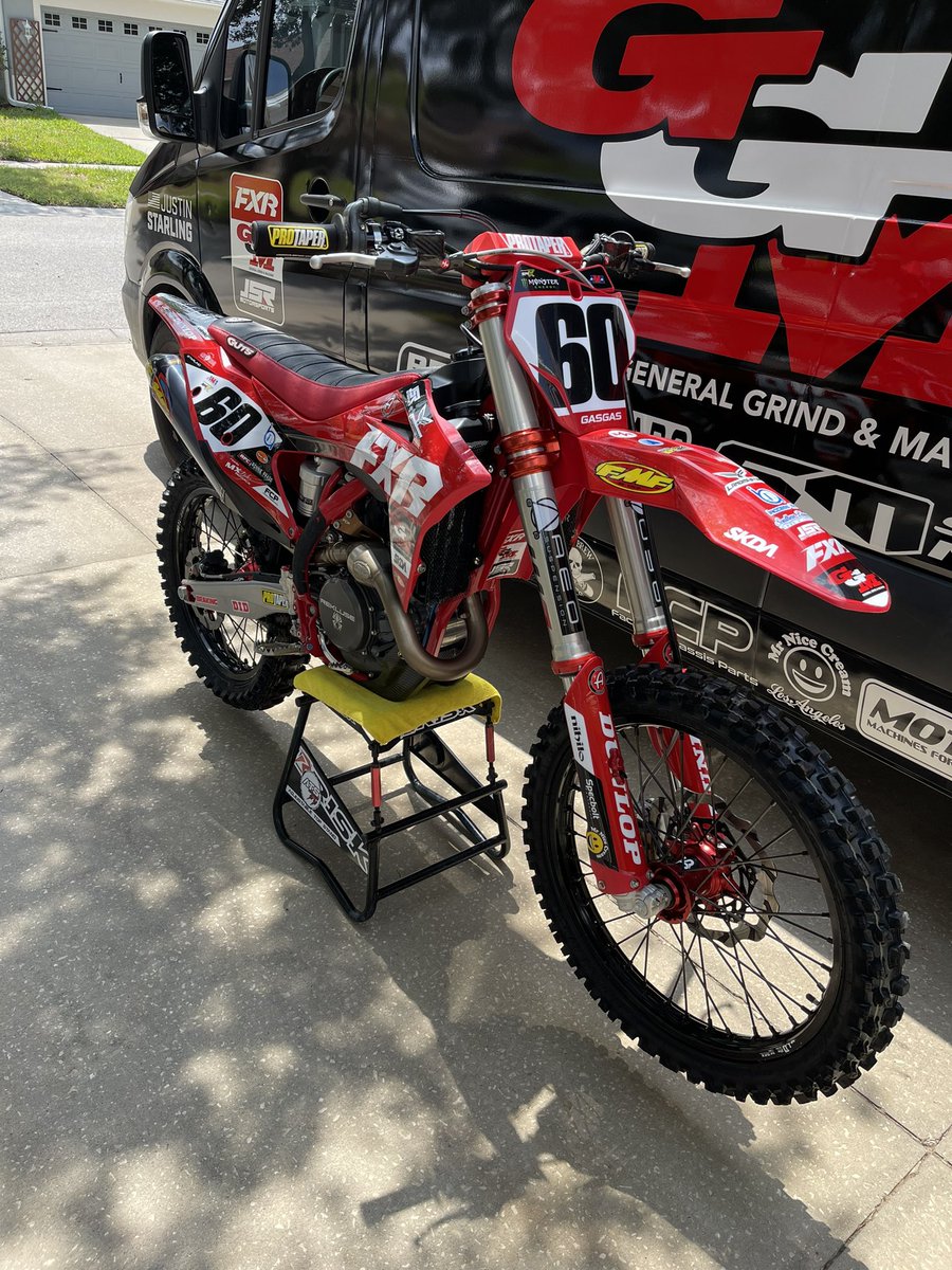 JustinStarling_'s tweet photo. Have a Waffle going on for the bike below!
2022 GasGas MC450

$100 a spot
60 spots left
Venmo - PayPal - CashApp

More info on my Instagram!

Anyone who shares on here, I will add in to win a signed jersey! https://t.co/PvUCIfEEIl
