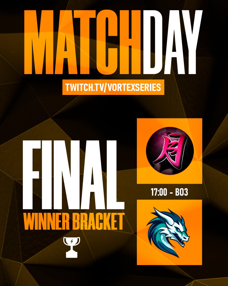 vortex_series's tweet photo. FINAL WINNER 🏆
🎥: https://t.co/XYoF0f2hmh
17:00 - @Tsuki_ORG ⚔️ Svara
El perdedor de este partido se enfrentará a @GadeonClub en la Final del Lower mañana a la misma hora 🫡
#VortexCup https://t.co/APzrm8jc9S
