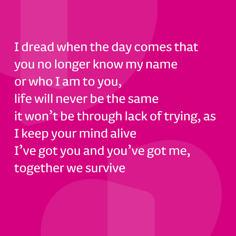 DementiaUK's tweet photo. Thank you to Maxine Bailey for sharing this beautiful poem with us, 'My heart is breaking.' 💔

If you'd like to speak to an Admiral Nurse for support or advice on any aspect of dementia, call our Helpline on 0800 888 6678 or email helpline@dementiauk.org. ☎️