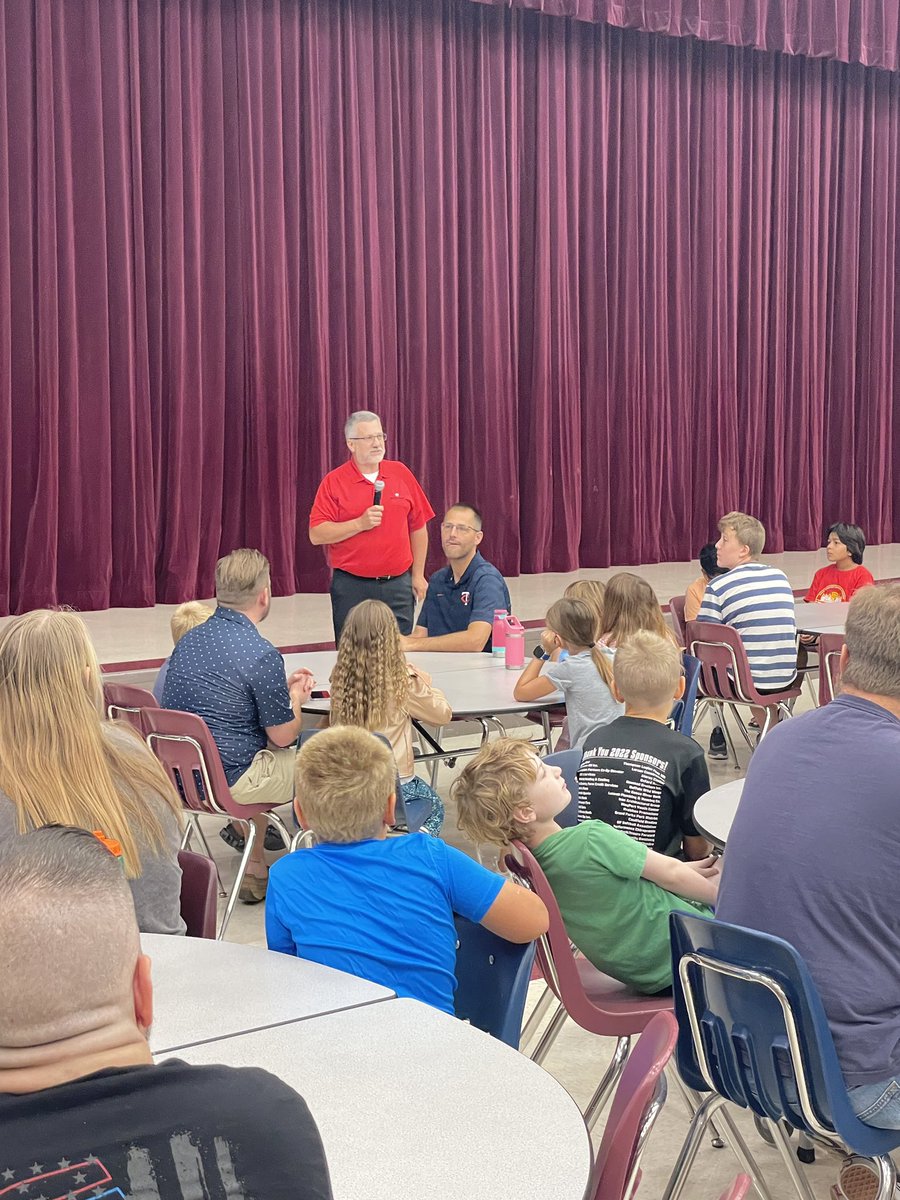 chaaven's tweet photo. @GFSchools @Z43 Paul Zettler spoke at #StemKamp this morning. #GFPS https://t.co/pmaqaTLGg9
