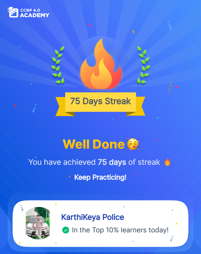 I just unlocked a new achievement 🚀 
 #NxtWave #CCBP #NxtWaveStreak 
media-content.ccbp.in/ccbp_prod/medi… #NxtWave #LearningProgress