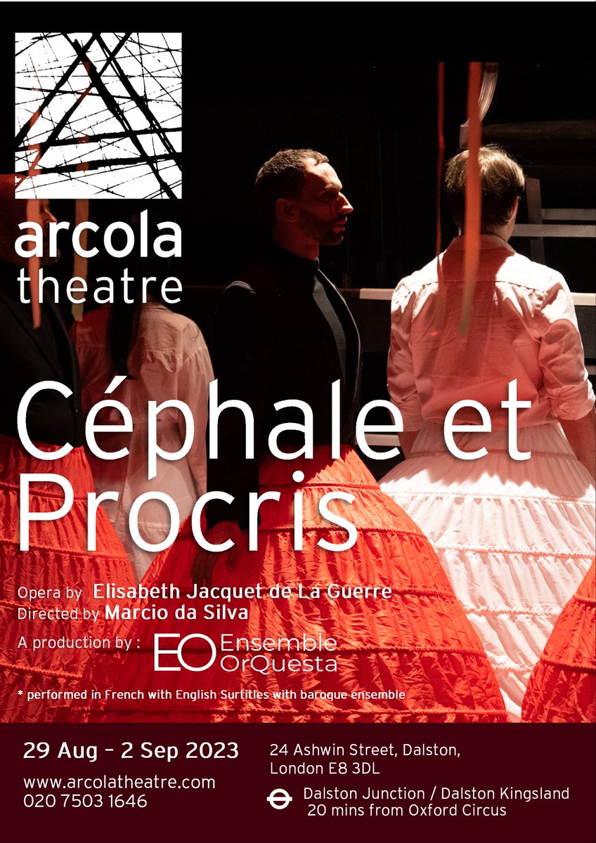 Ensemble OrQuesta (@ensemble_orq) on Twitter photo -COMING SOON TO GRIMEBORN-
CÉPHALE ET PROCRIS
29th Aug - 2nd Sept 2023
<a href="/arcolatheatre/">Arcola Theatre</a>
★★★★ ‘Eloquent: Musical and dramatic integrity spiced with invention’. <a href="/TheStage/">The Stage</a>
★★★★ ‘a thoroughly engrossing and absorbing evening’ <a href="/PlaystoSee/">PlaysToSee</a>
TICKETS 🎟️ arcolatheatre.com/whats-on/cepha… -COMING SOON TO GRIMEBORN-
CÉPHALE ET PROCRIS
29th Aug - 2nd Sept 2023
<a href="/arcolatheatre/">Arcola Theatre</a>
★★★★ ‘Eloquent: Musical and dramatic integrity spiced with invention’. <a href="/TheStage/">The Stage</a>
★★★★ ‘a thoroughly engrossing and absorbing evening’ <a href="/PlaystoSee/">PlaysToSee</a>
TICKETS 🎟️ arcolatheatre.com/whats-on/cepha…