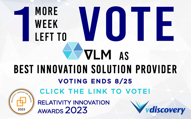 vdiscovery's tweet photo. Make sure you vote! https://t.co/t1JgwxDoXA #RelativityFest #eDiscovery #legaltech #legaltechnology #litigationsupport #LegalOperations #legalservices #litigation #legalsupport https://t.co/sT3bQkOVkc