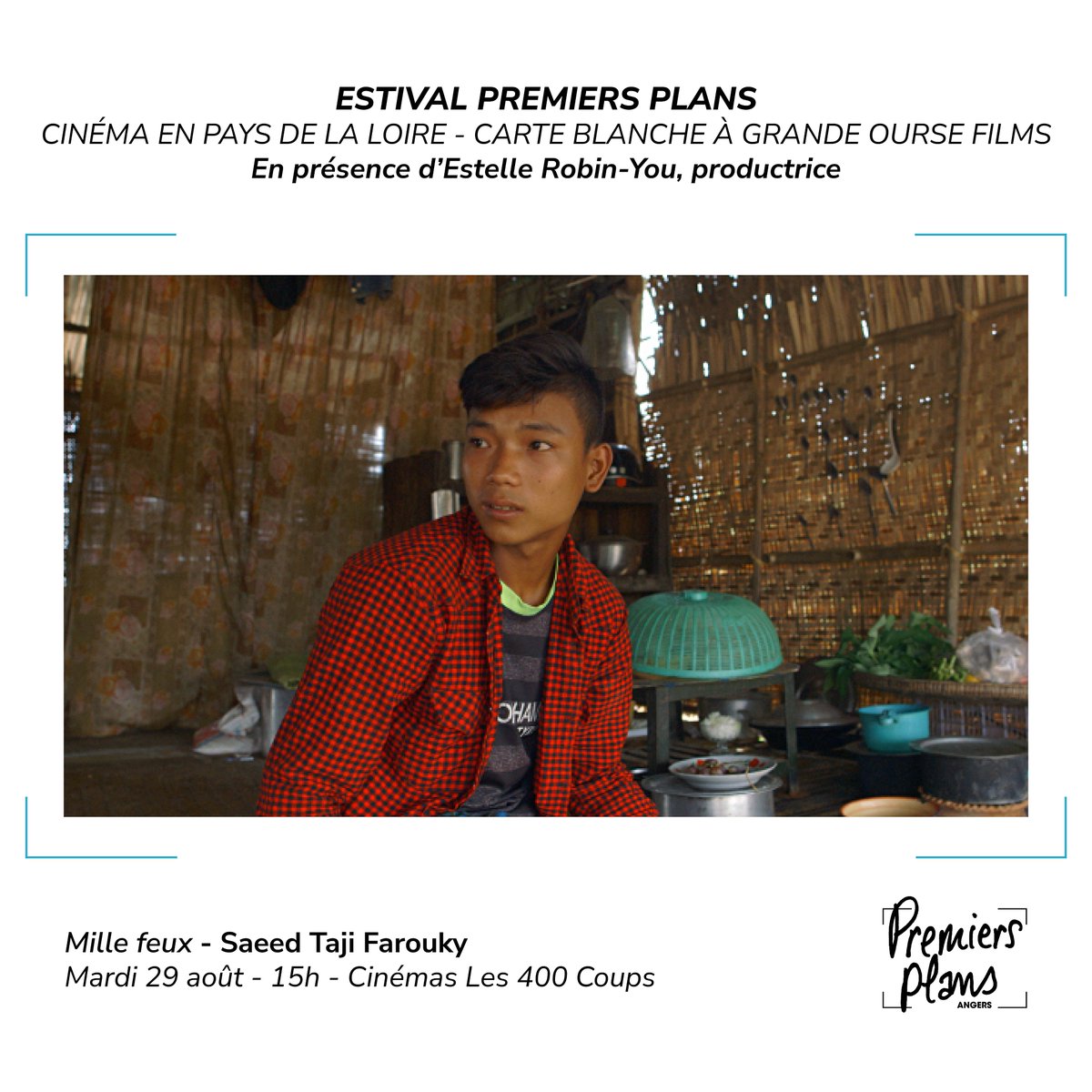 2/2 Découvrez les projections et rencontres à destination du public et des professionnels pendant l'Estival aux @400coups_angers (24-29/8) bit.ly/3QGTCyz Les Nouveaux Jours Productions Solutions tournages Grande Ourse Films #cinema #CultureAngers #premiersplans