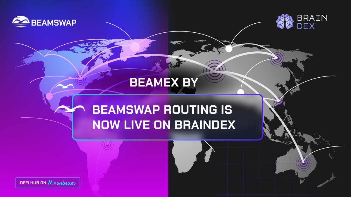 Definews_Info's tweet image. 💥 @Beamswapio #Beamex went live on @BrainDexRouter 

💥 #BrainDex brings together all of the liquidity on integrated networks into a single interface and provides highly optimized swaps using all underlying protocols simultaneously

🔽 VISIT
braindex.io
#Definews