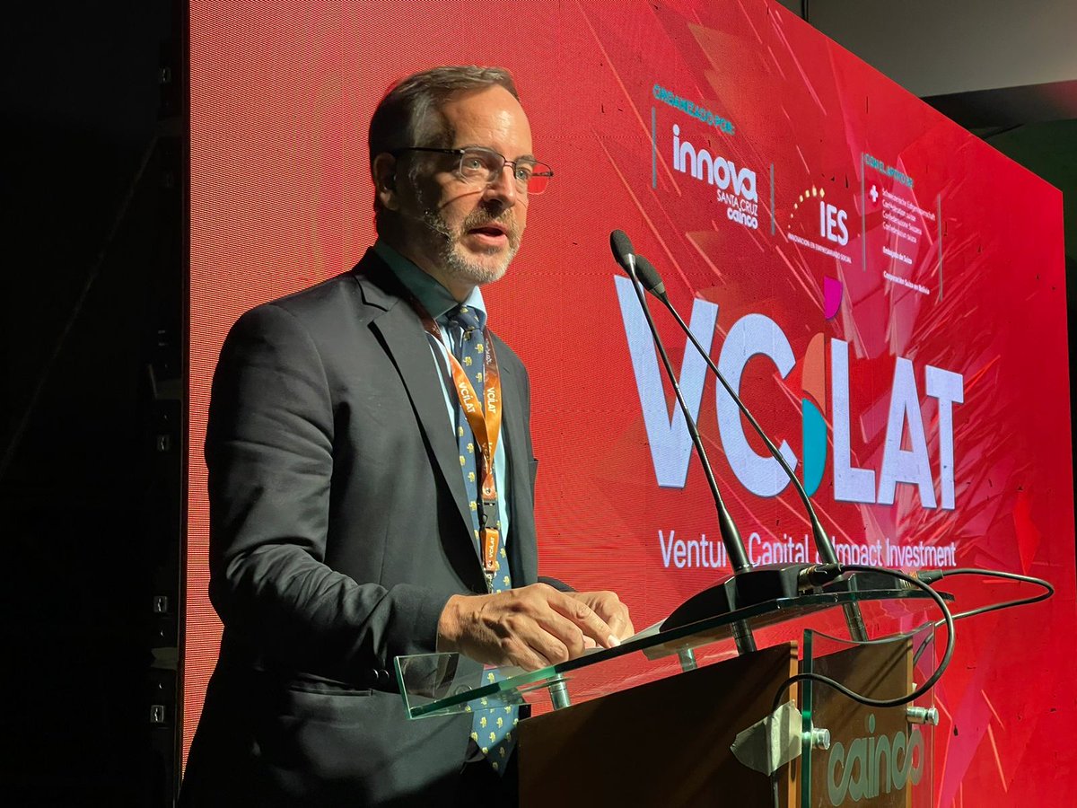 CAINCOBOLIVIA's tweet image. Iniciamos el último día del #VCILAT2023 con las palabras de Ueli Mauderli, Jefe de Cooperación de la Agencia Suiza de Desarrollo y Cooperación.
Hoy tenemos una jornada enfocada en inversión de impacto.