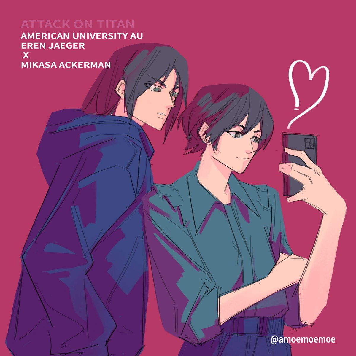 eeyoufanma's tweet photo. #AttackOnTitan #zekehan
#eremika #aruani

AU https://t.co/iA1JHRiPuF