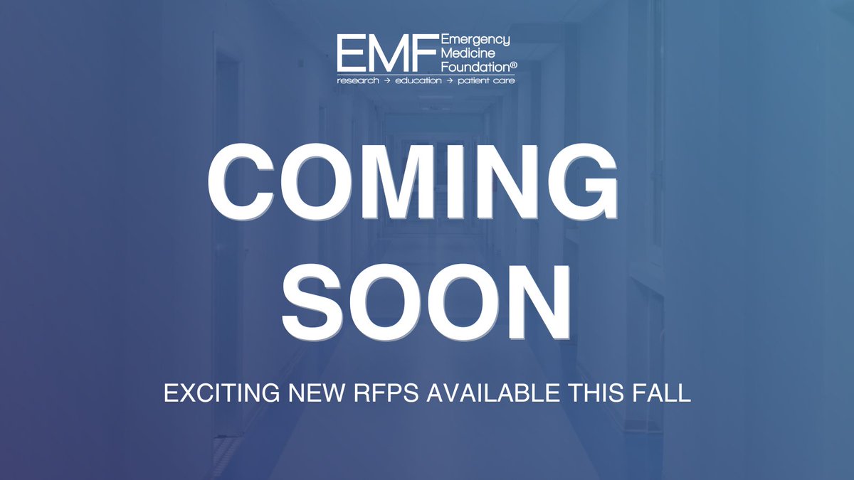 👀New RFPs are coming soon! Check back to our website for our grant opportunities later this fall. emfoundation.org/grants/apply-f…