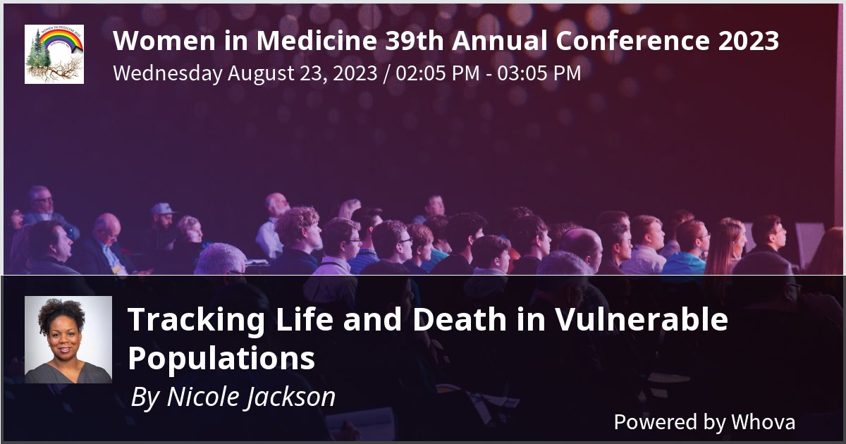 I will be discussing the history of the pregnancy check box on the death certificate and the work of ⁦<a href="/rmitch_jr/">Roger Mitchell Jr MD</a>⁩ and ⁦<a href="/transdoeforce/">Trans Doe Task Force</a>⁩ in advocating for changes to better track deaths in custody and gender minorities at 
⁦<a href="/wim_2017/">Women In Medicine</a>⁩’s Annual Conference. #WIM2023