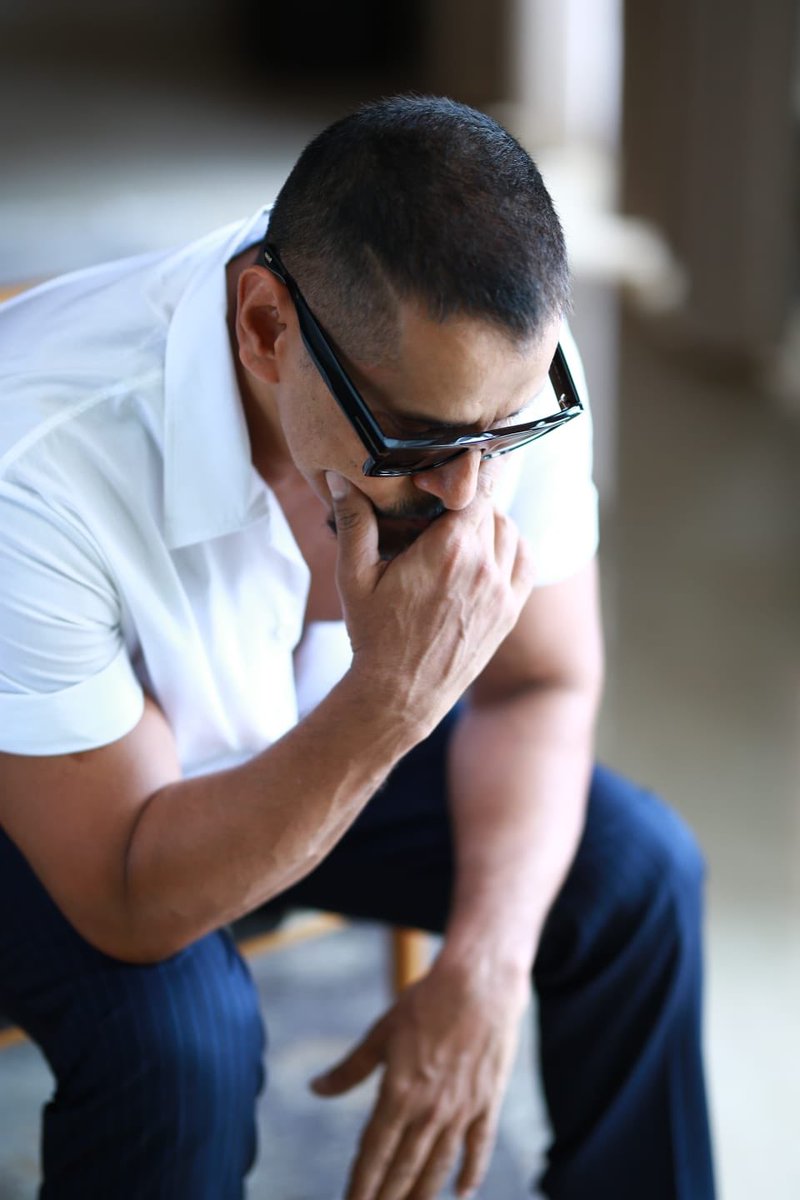 sri50's tweet photo. 🔥 #ChiyaanVikram post shoot of his #Thangalaan look. Prepare to be captivated by @chiyaan with his mesmerizing new look! 😍

@proyuvraaj https://t.co/iGrKkWfRc3
