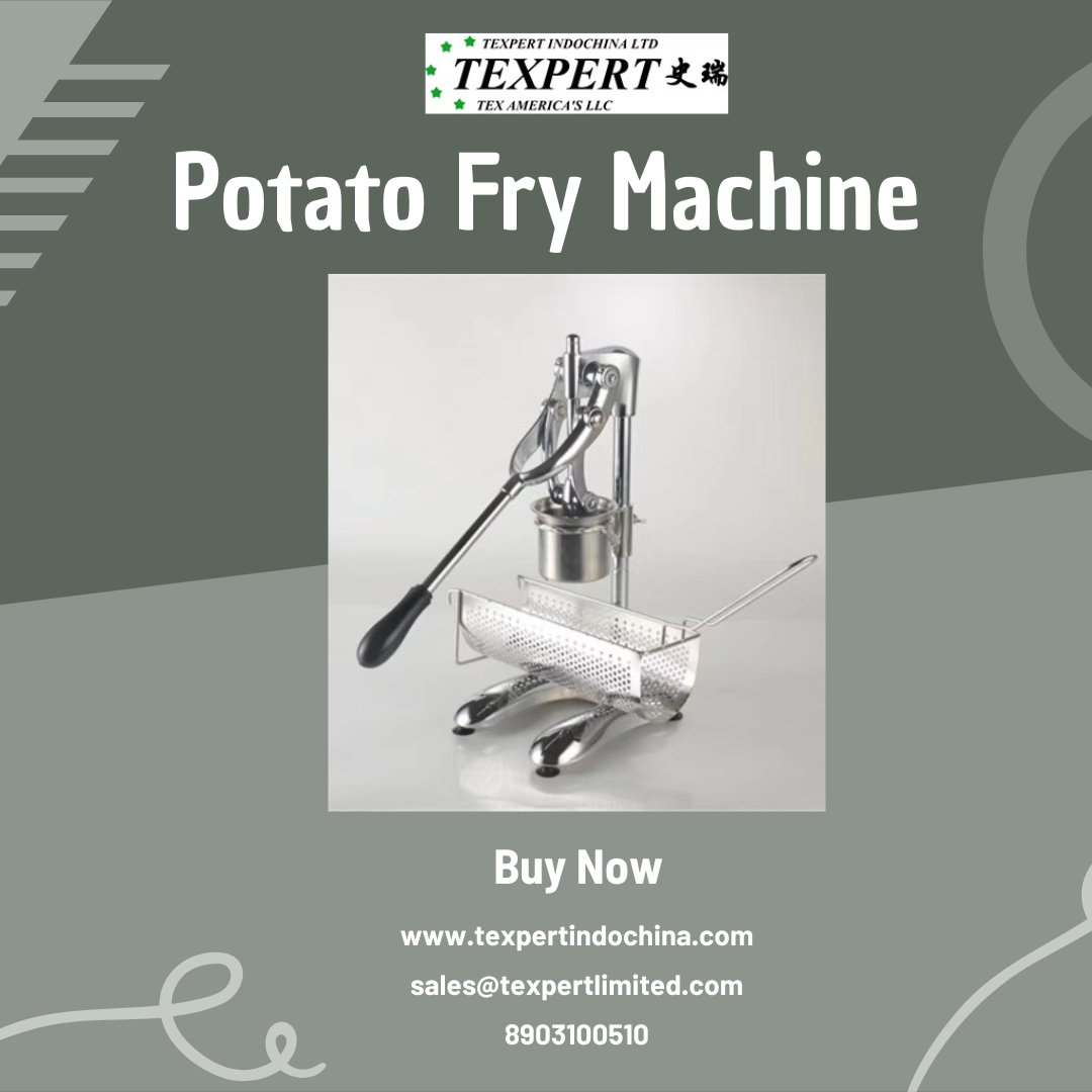 Texpert_Officia's tweet image. Using a potato fries maker, large strips of mashed potato are produced for frying. suitable for mashed potatoes and other soft foods.
Visit us: texpertindochina.com/view.php?id=23…

#PotatoFryMachine #PotatoFryingMachine #FryingMachine #IndustrialFryingMachine #Texpert #Texpertindochina